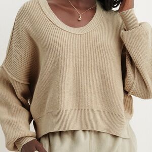 Aerie Beyond Crop Sweater